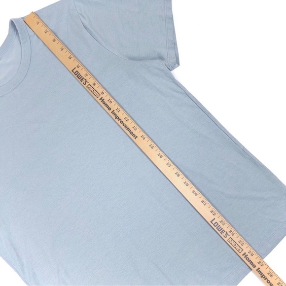 LULULEMON Fundamental Crew Short Sleeve Tech Tshirt in Dusty Blue Mens Small - Picture 2 of 5